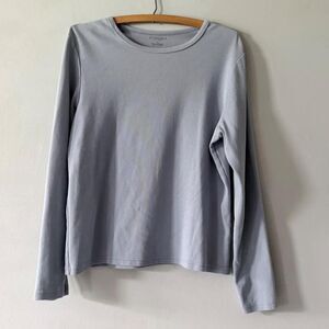 Pale blue long sleeve sonoma tee
